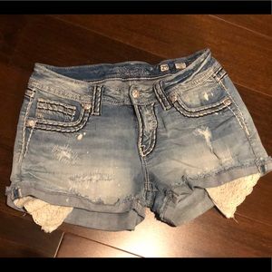 MISS ME jean shorts. Size 29. Distressed denim
